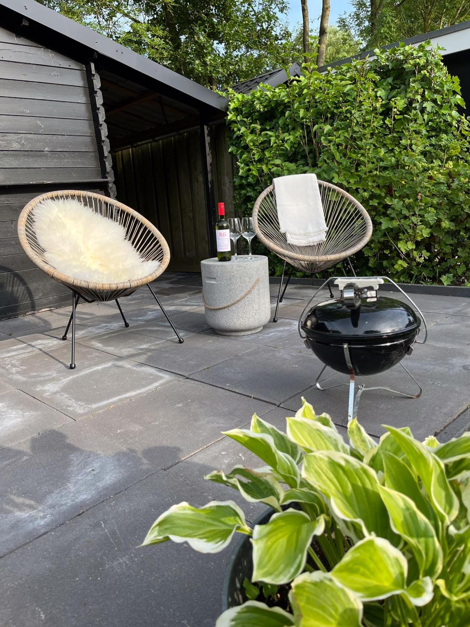 Luxe En Ruim Chalet Met Airco Bij Leekstermeer Matsloot Luaran gambar
